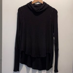 Free People Cowl Neck Tee